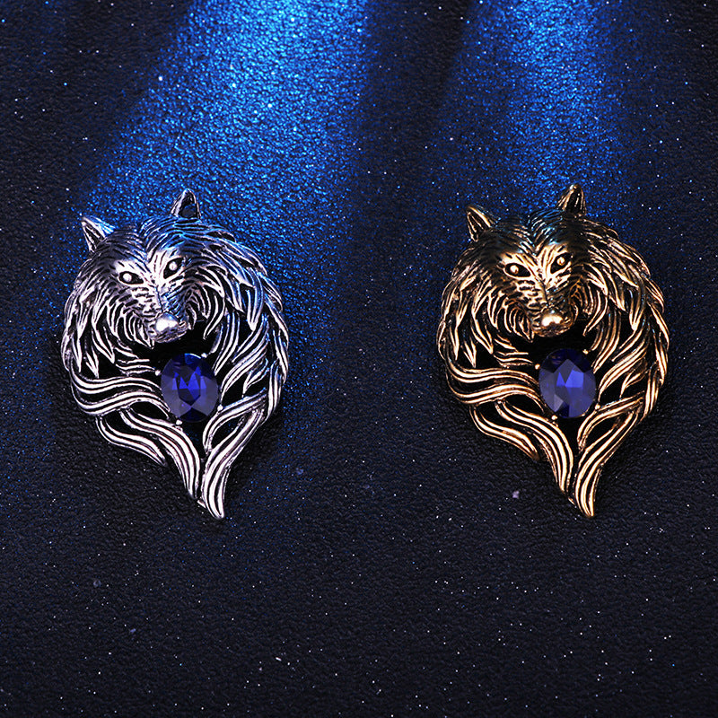 Tokyo-Tiger Vintage Domineering Wolf Pin