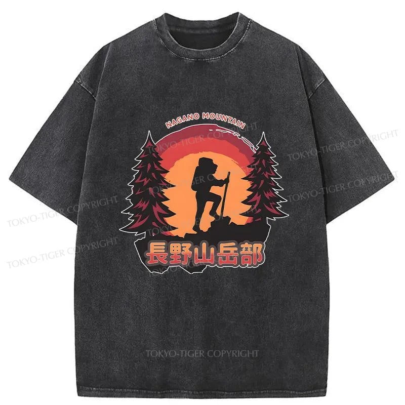 Tokyo-Tiger Nagano Mountaineering Club Washed T-Shirt