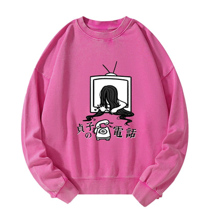 Tokyo-Tiger The Ring Sadako Washed Sweatshirt