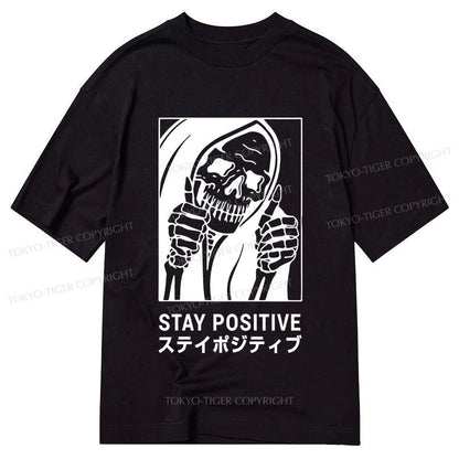 Tokyo-Tiger Stay Positive Skeleton Classic T-Shirt