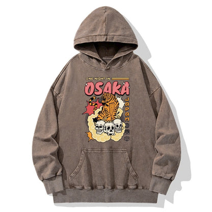 Tokyo-Tiger Osaka Tiger Washed Hoodie