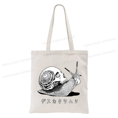 Tokyo-Tiger Death Snail Manga Tote Bag