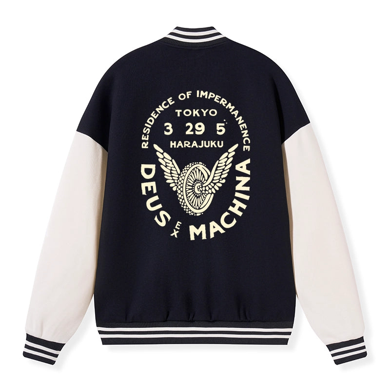 Tokyo-Tiger Deus Ex Machina Tokyo Embroidery Varsity Jacket