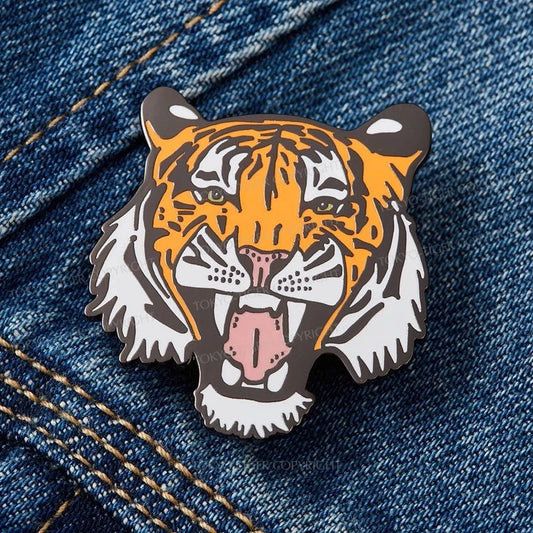 Tokyo-Tiger Retro Tiger Japanese Pin