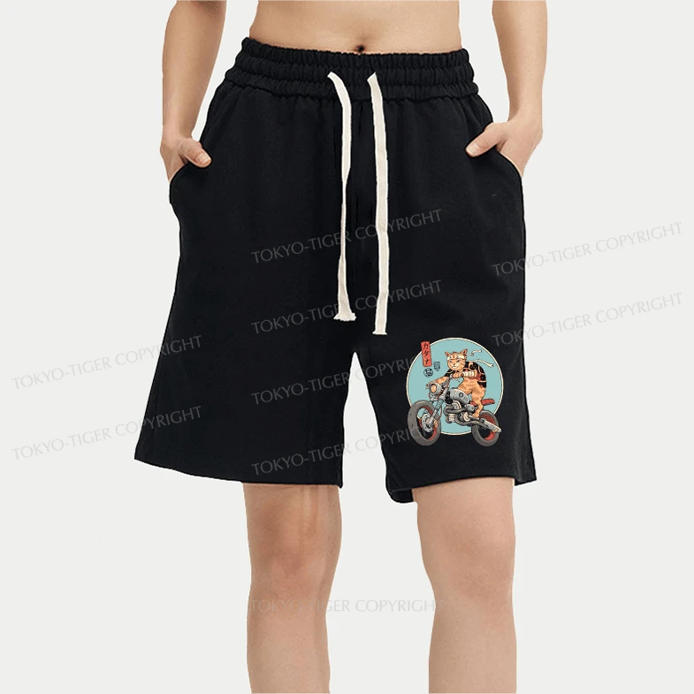 Tokyo-Tiger Catana Motorcycle Unisex Shorts