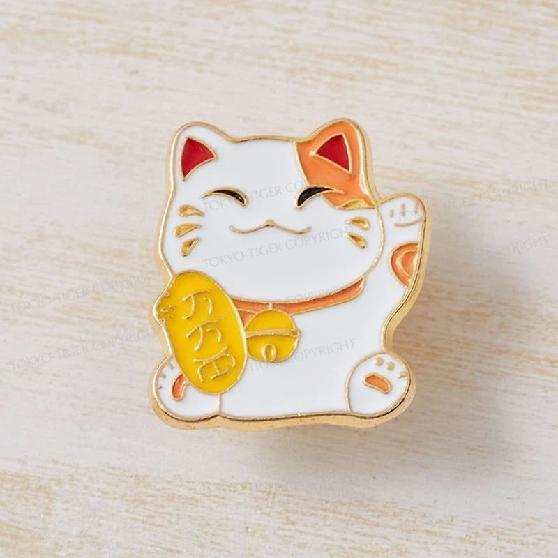 Tokyo-Tiger Japanese Lucky Cat Pin