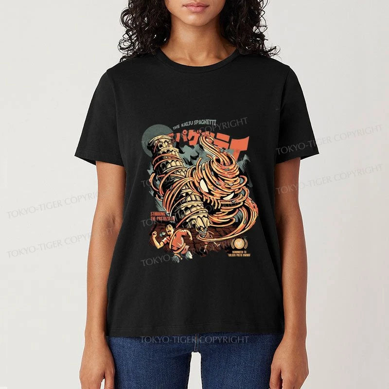 Tokyo-Tiger The Kaiju Spaghetti Japanese Classic T-Shirt