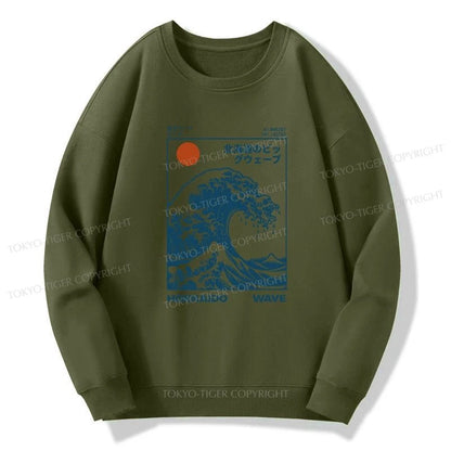 Tokyo-Tiger Hokkaido Wave Japan Sweatshirt