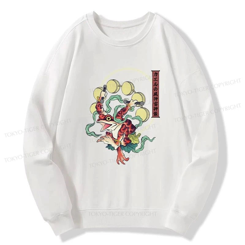 Tokyo-Tiger Frog Monster Japanese Sweatshirt