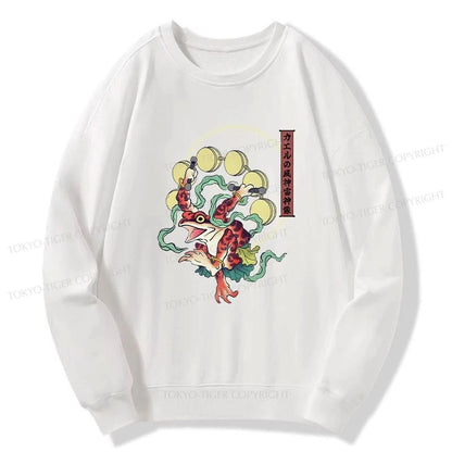 Tokyo-Tiger Frog Monster Japanese Sweatshirt