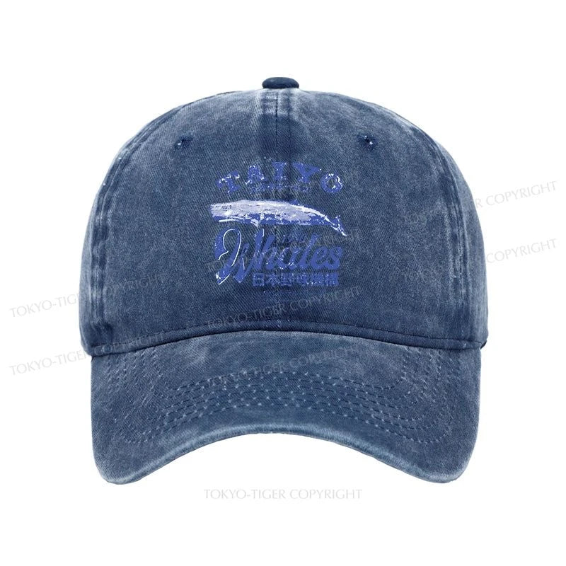 Tokyo-Tiger Japan Taiyo Whales Washed Cap