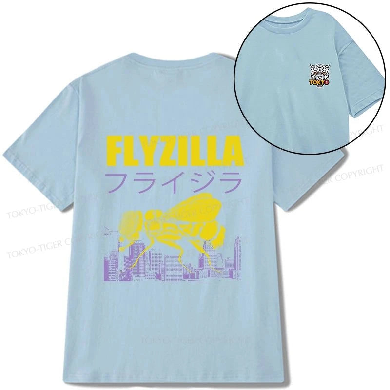 Tokyo-Tiger Giant Fly Japanese Front Back Classic T-Shirt