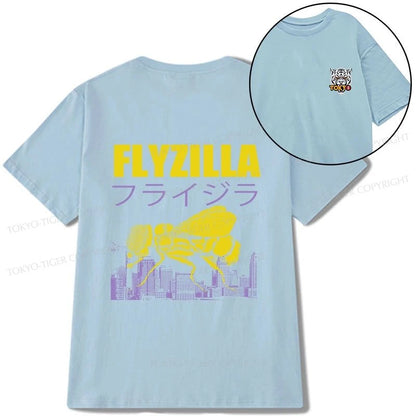 Tokyo-Tiger Giant Fly Japanese Front Back Classic T-Shirt