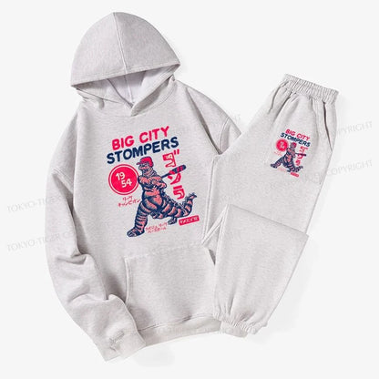 Tokyo-Tiger Big City Stompers Fleece Lined Hoodie Set