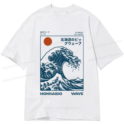 Tokyo-Tiger Hokkaido Wave Japan Classic T-Shirt