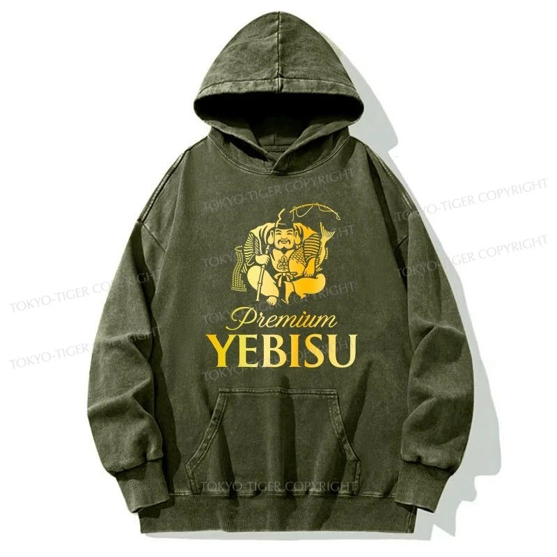 Tokyo-Tiger Yebisu Beer Golden Washed Hoodie