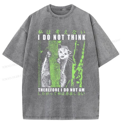 Tokyo-Tiger Stupid Possum Japan Washed T-Shirt