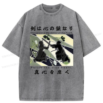 Tokyo-Tiger Kendo Japan Washed T-Shirt