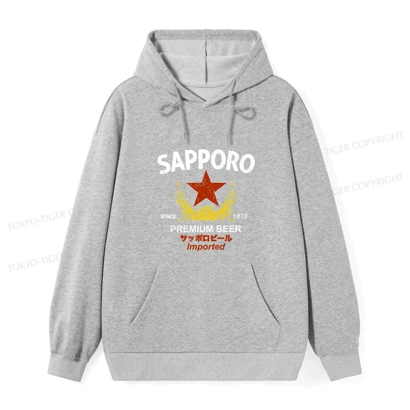 Tokyo-Tiger Sapporo Beer Essential Classic Hoodie