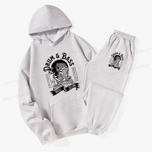 Tokyo-Tiger Drum & Bass Tiger Fleece Lined Hoodie Set