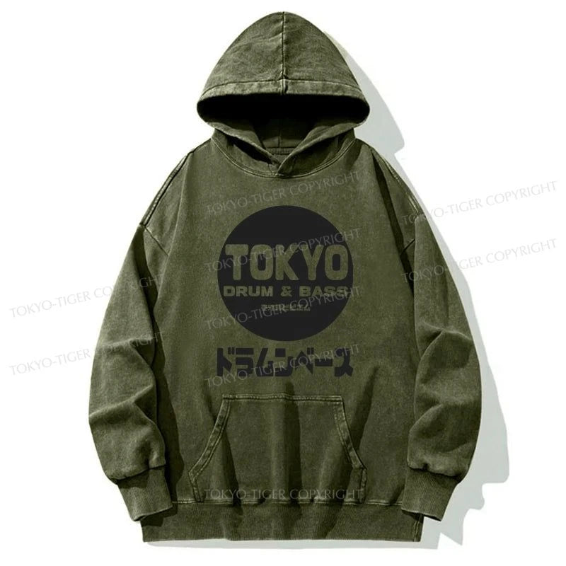 Tokyo-Tiger Tokyo DnB Japanese Washed Hoodie