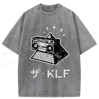 Tokyo-Tiger KLF Logo Japanese Washed T-Shirt