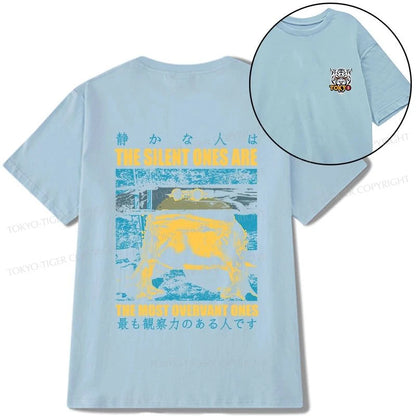 Tokyo-Tiger Silent Frog Japanese Front Back Classic T-Shirt