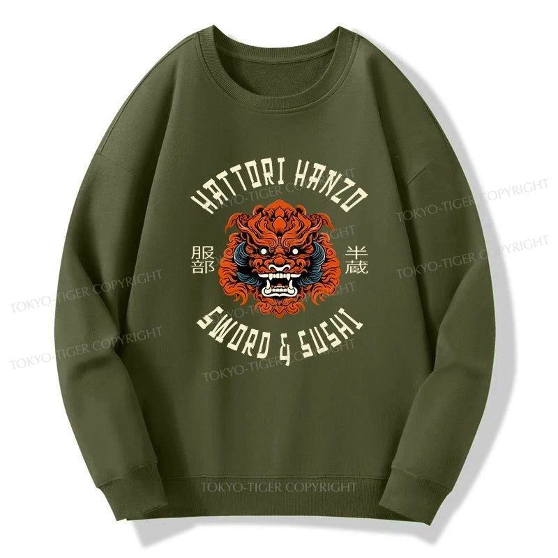 Tokyo-Tiger Japanese Hattori Hanzo Prints Sweatshirt