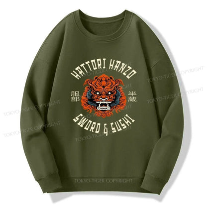 Tokyo-Tiger Japanese Hattori Hanzo Prints Sweatshirt