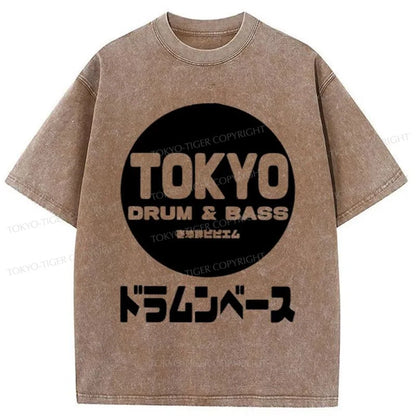 Tokyo-Tiger Tokyo DnB Japanese Washed T-Shirt