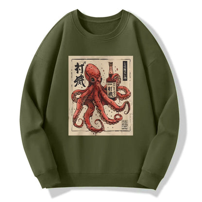 Tokyo-Tiger Osaka Saké Octopus Sweatshirt