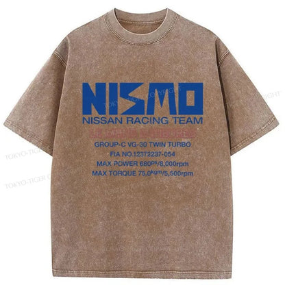 Tokyo-Tiger Nismo Logo Japanese Washed T-Shirt