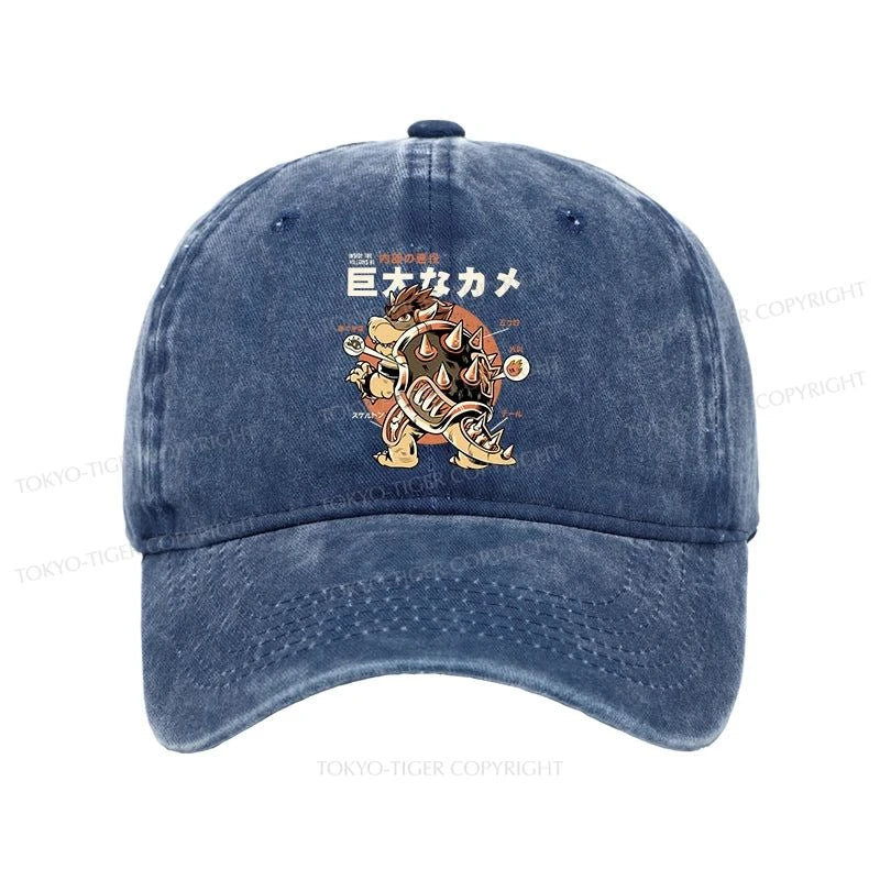 Tokyo-Tiger Vintage Kame Monster Washed Cap