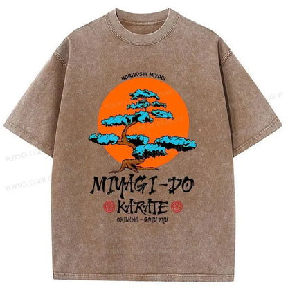 Tokyo-Tiger Miyagi-do Karate Japan Washed T-Shirt