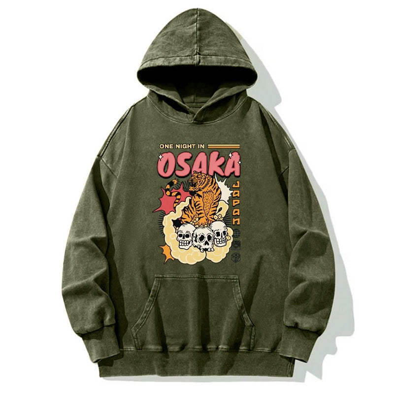 Tokyo-Tiger Osaka Tiger Washed Hoodie