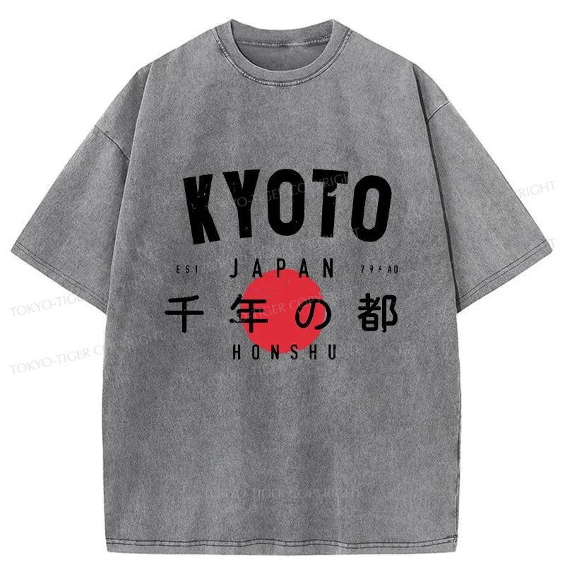 Tokyo-Tiger The Millennium Capital Of Japan Washed T-Shirt