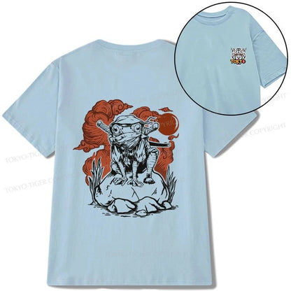 Tokyo-Tiger Ninja Frog Japanese Front Back Classic T-Shirt