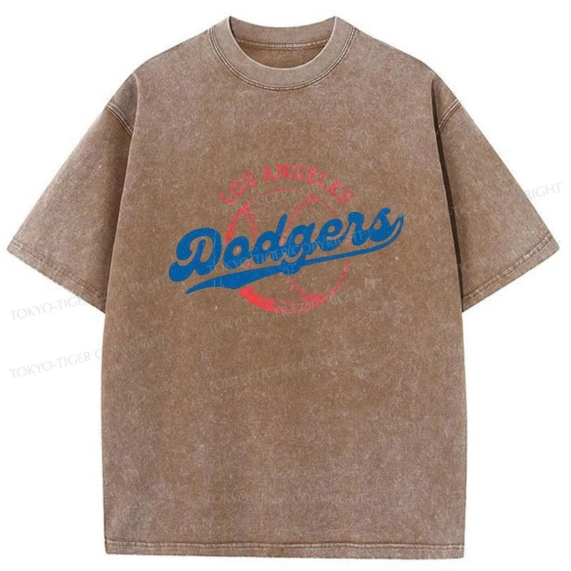 Tokyo-Tiger Ohtani 17-Retro-Dodgers Washed T-Shirt