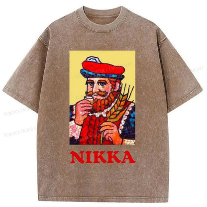 Tokyo-Tiger NIKKA Japanese Washed T-Shirt