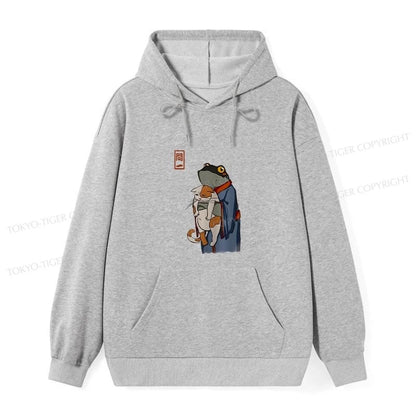 Tokyo-Tiger The Frog Holds The Cat Classic Hoodie