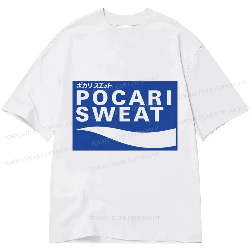 Tokyo-Tiger POCARI SWEAT Logo Classic T-Shirt