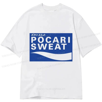 Tokyo-Tiger POCARI SWEAT Logo Classic T-Shirt