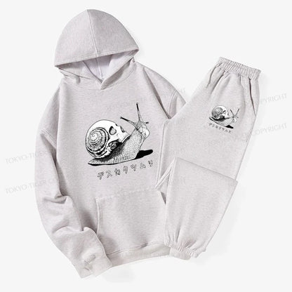 Tokyo-Tiger Death Snail Manga Fleece Lined Hoodie Set