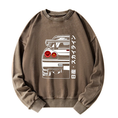 Tokyo-Tiger Nissan Skyline GTR R34 Washed Sweatshirt