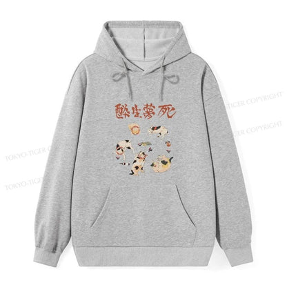 Tokyo-Tiger Drunken Cats Classic Hoodie