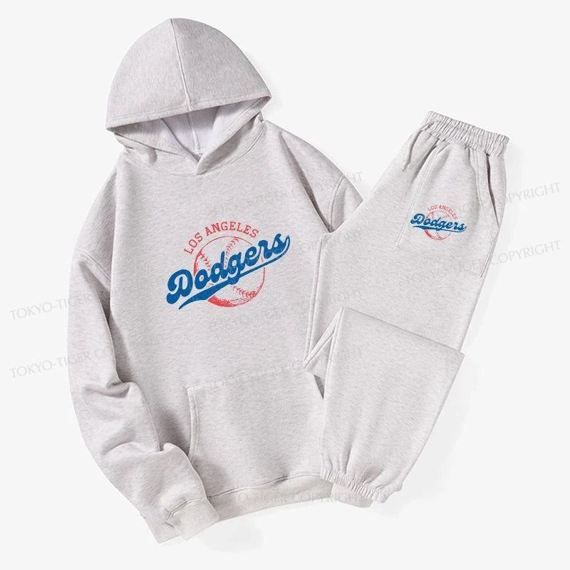 Tokyo-Tiger Ohtani 17-Retro-Dodgers Fleece Lined Hoodie Set