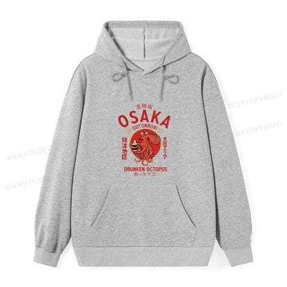 Tokyo-Tiger Drunken Octopus Japan Classic Hoodie