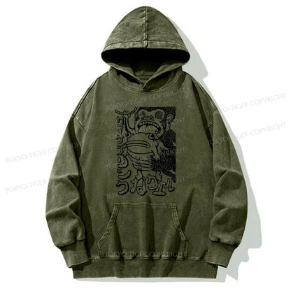 Tokyo-Tiger Orangutan Catches Frog Washed Hoodie