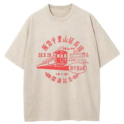 Tokyo-Tiger TOKYO 1929 Train Washed T-Shirt
