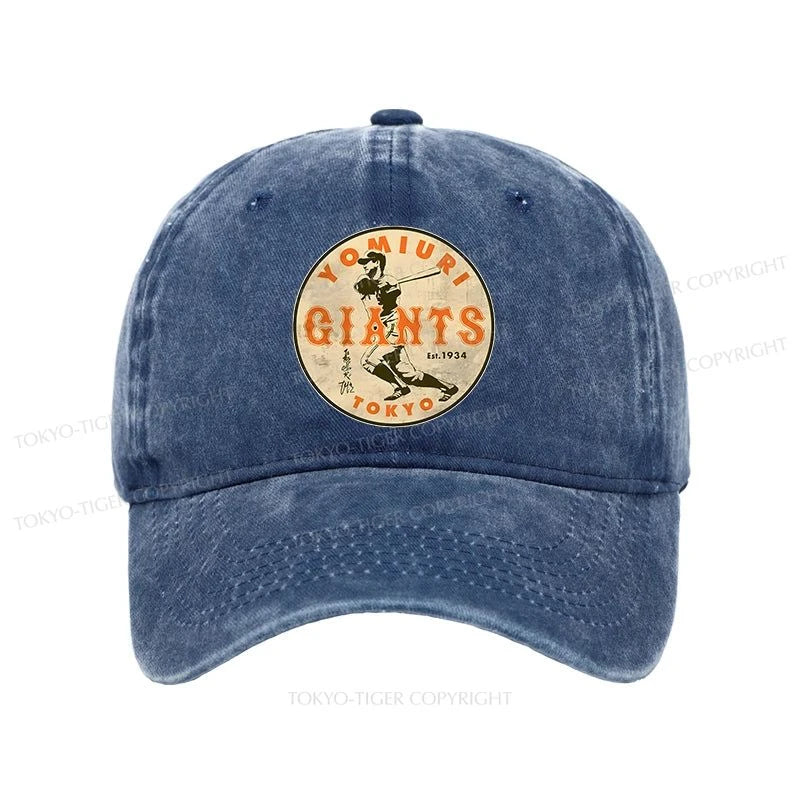 Tokyo-Tiger Yomiuri Giants Shigeru Nagashima Washed Cap